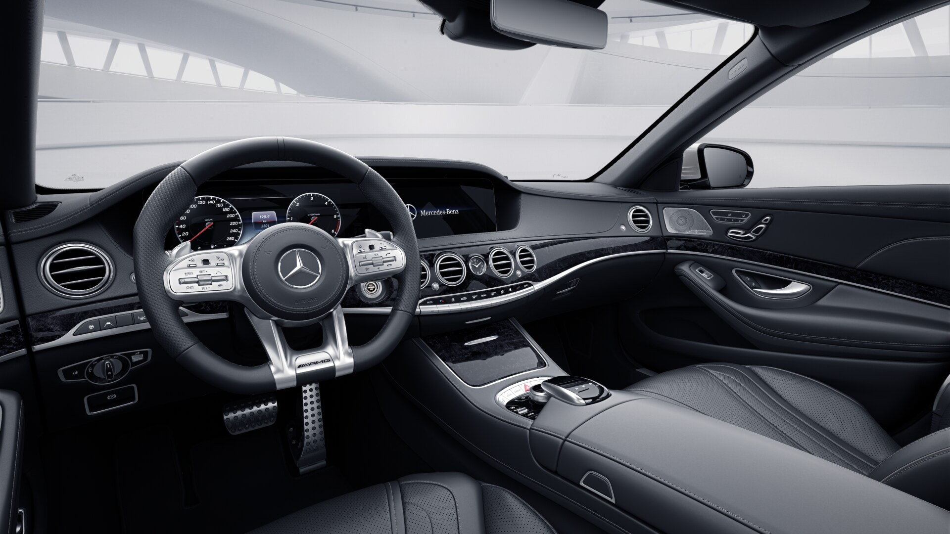 Mercedes S 400d 4matic 9G-tronic AMG LONG | luxusní naftová limuzína | nové auto | maximální výbava | super cena 2.519.000,- Kč bez DPH